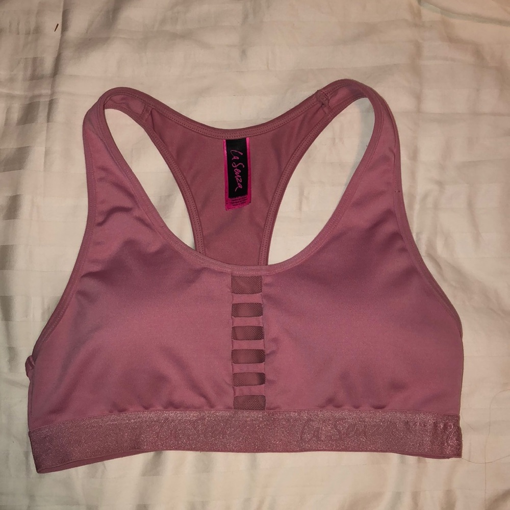 Pink Sports Bra